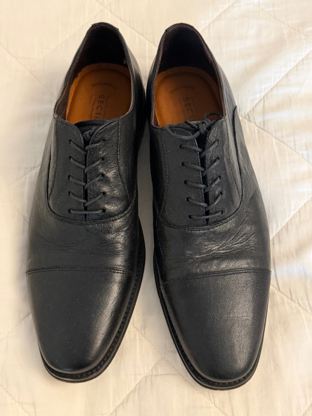 Section X mens lace up dress shoes